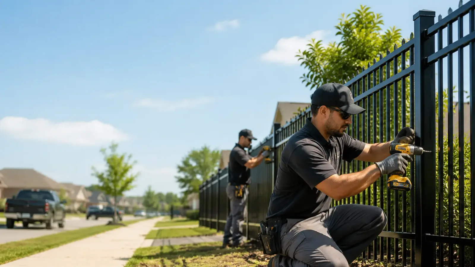 Metal Fence Installation in Wheatcroft, KY